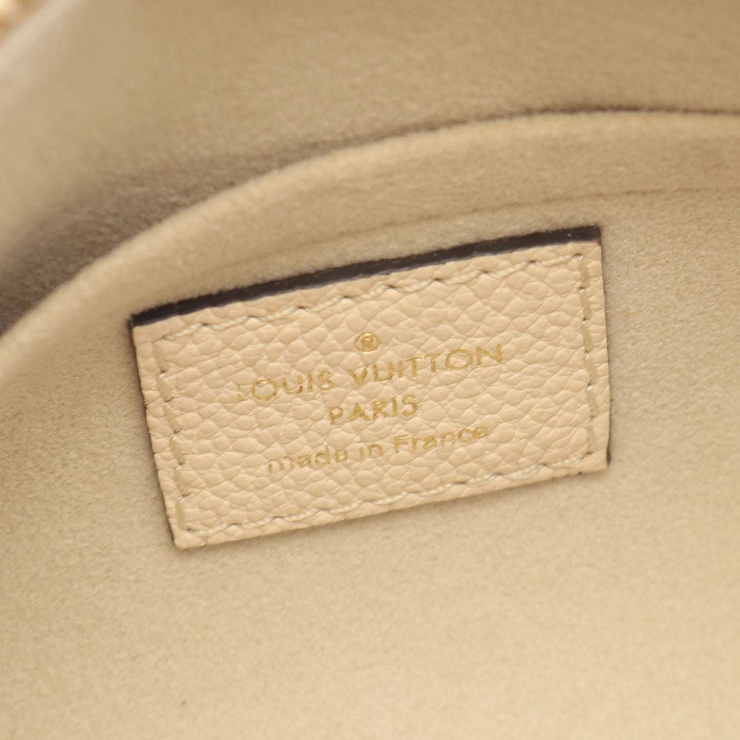 パピヨンBB モノグラムアンプラント クレーム サフラン 2WAY ハンドバッグ レザー アイボリー ベージュ ルイヴィトン バッグ LOUIS VUITTON