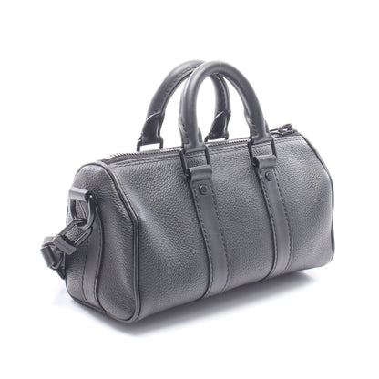 キーポルXS LVアエログラム 2WAY ハンドバッグ レザー ブラック ルイヴィトン バッグ LOUIS VUITTON