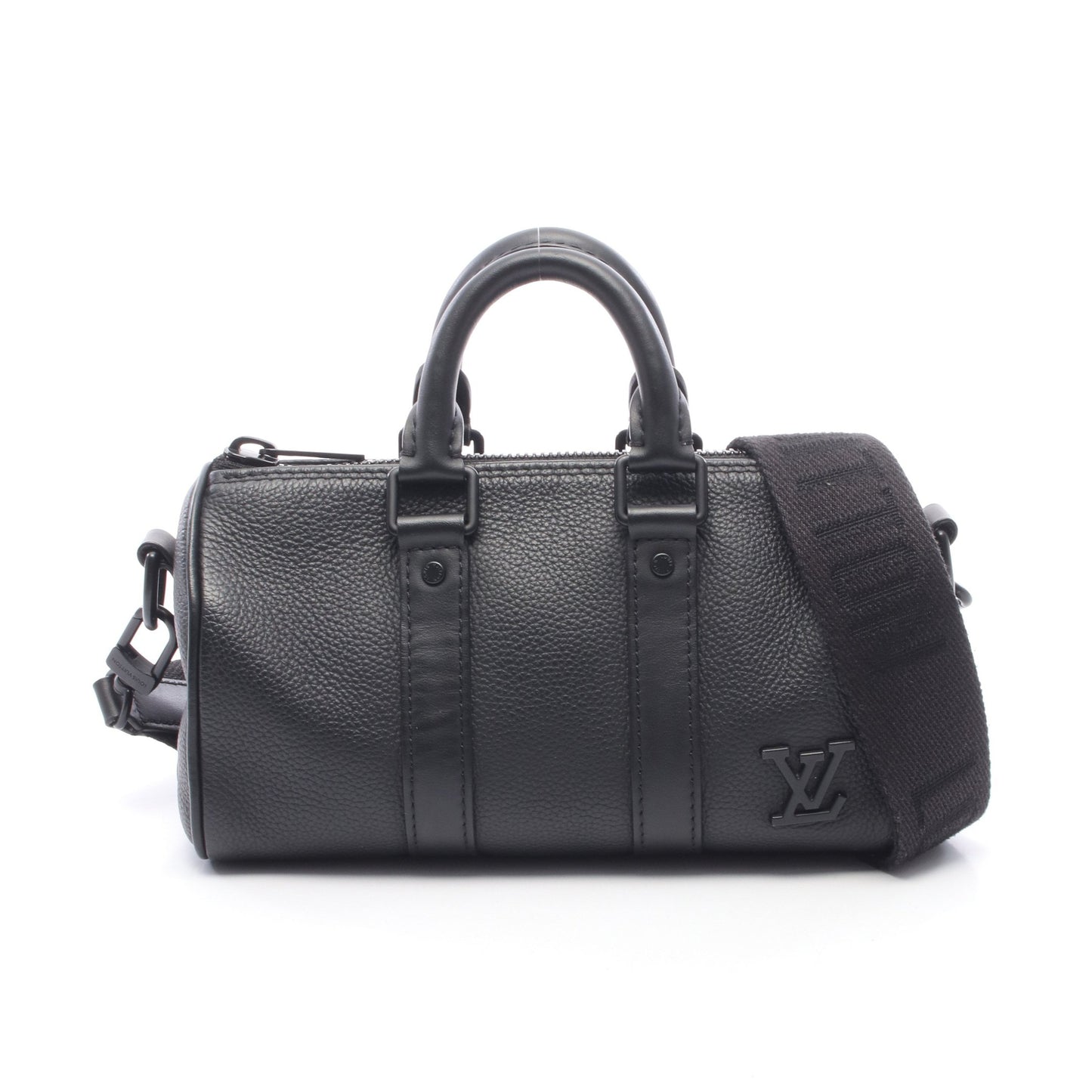 キーポルXS LVアエログラム 2WAY ハンドバッグ レザー ブラック ルイヴィトン バッグ LOUIS VUITTON