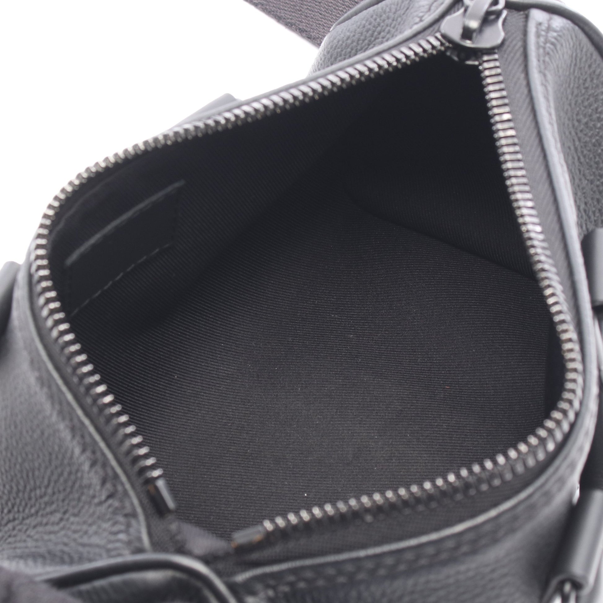 キーポルXS LVアエログラム 2WAY ハンドバッグ レザー ブラック ルイヴィトン バッグ LOUIS VUITTON