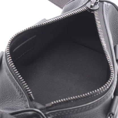 キーポルXS LVアエログラム 2WAY ハンドバッグ レザー ブラック ルイヴィトン バッグ LOUIS VUITTON