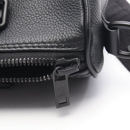 キーポルXS LVアエログラム 2WAY ハンドバッグ レザー ブラック ルイヴィトン バッグ LOUIS VUITTON