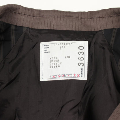 Doeskin Mix Jacket テーラードジャケット ウール ブラック グレーブラウン サカイ