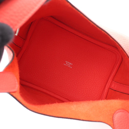 ピコタンロックPM ローズテキサス ハンドバッグ トリヨンクレマンス ピンク シルバー金具 Y刻印 エルメス バッグ HERMES