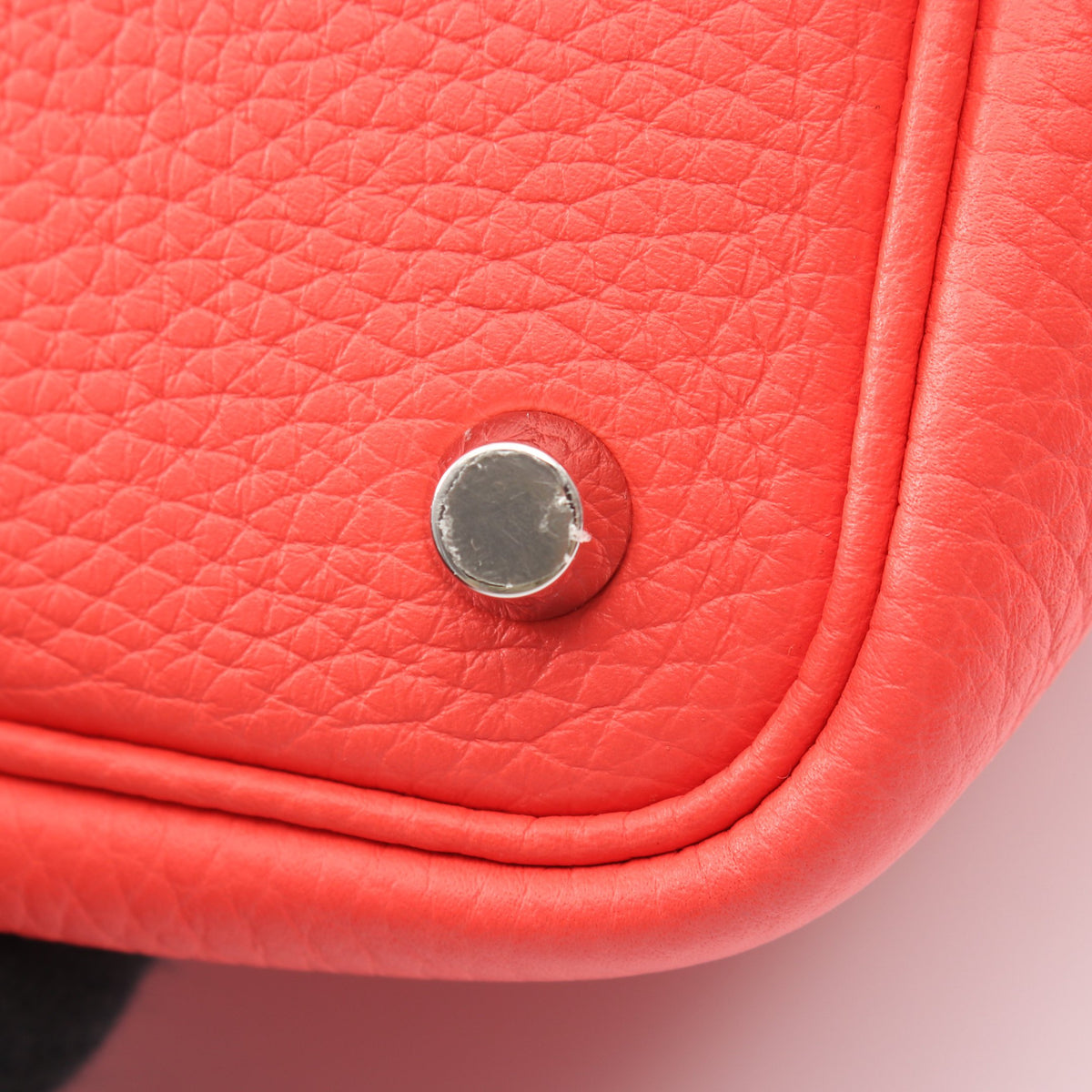 ピコタンロックPM ローズテキサス ハンドバッグ トリヨンクレマンス ピンク シルバー金具 Y刻印 エルメス バッグ HERMES