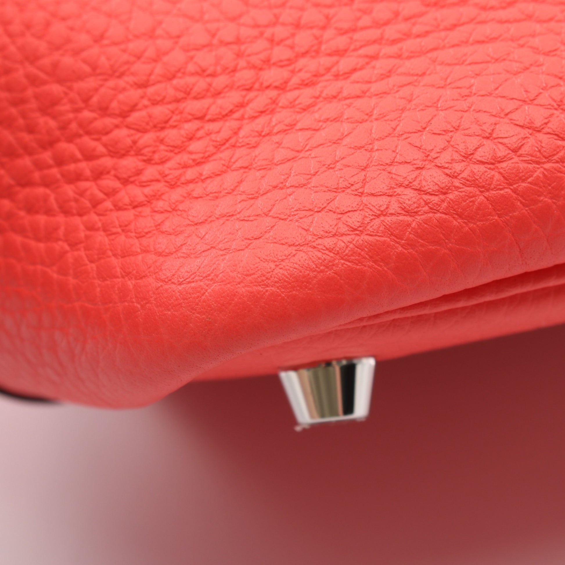 ピコタンロックPM ローズテキサス ハンドバッグ トリヨンクレマンス ピンク シルバー金具 Y刻印 エルメス バッグ HERMES