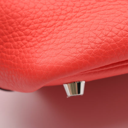 ピコタンロックPM ローズテキサス ハンドバッグ トリヨンクレマンス ピンク シルバー金具 Y刻印 エルメス バッグ HERMES