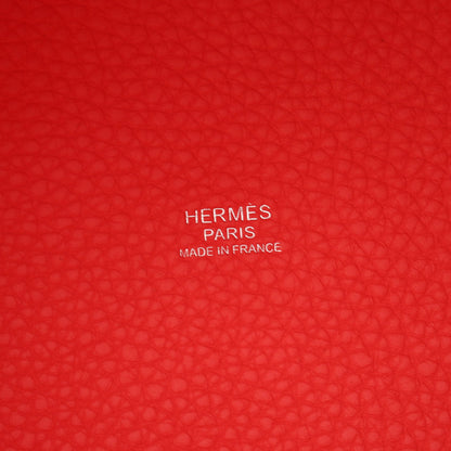 ピコタンロックPM ローズテキサス ハンドバッグ トリヨンクレマンス ピンク シルバー金具 Y刻印 エルメス バッグ HERMES