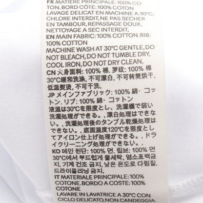 ハートロゴ刺繍 Tシャツ コットン ホワイト アミアレクサンドルマテュッシ