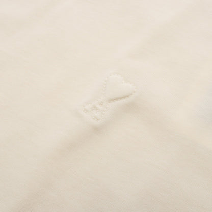 AMI DE COEUR エンボスロゴ Tシャツ コットン アイボリー アミアレクサンドルマテュッシ