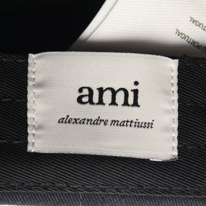 Ami De Coeur エンブロイダリー ベースボール キャップ コットン ブラック アミアレクサンドルマテュッシ