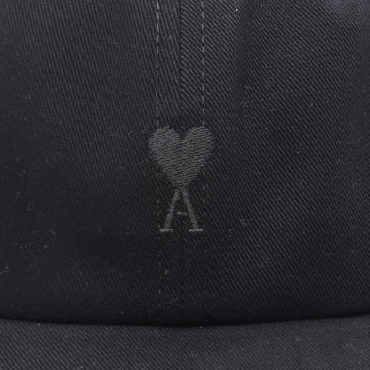 Ami De Coeur エンブロイダリー ベースボール キャップ コットン ブラック アミアレクサンドルマテュッシ