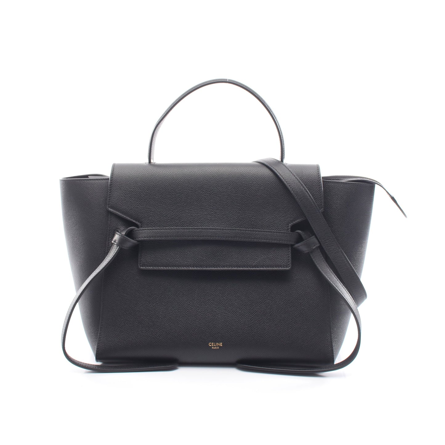 BELT BAG MINI ベルトバッグ ミニ 2WAY ハンドバッグ レザー ブラック セリーヌ
