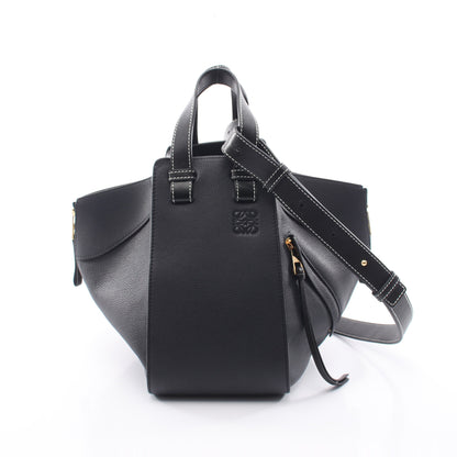 HAMMOCK SMALL ハンモック スモール 2WAY ハンドバッグ レザー ネイビー ブラック ロエベ