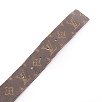 サンチュール LV イニシアル 40MM モノグラム ベルト PVC レザー ブラウン ルイヴィトン