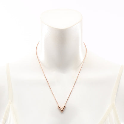 エセンシャル V ネックレス GP ピンクゴールド ルイヴィトン アクセサリー LOUIS VUITTON