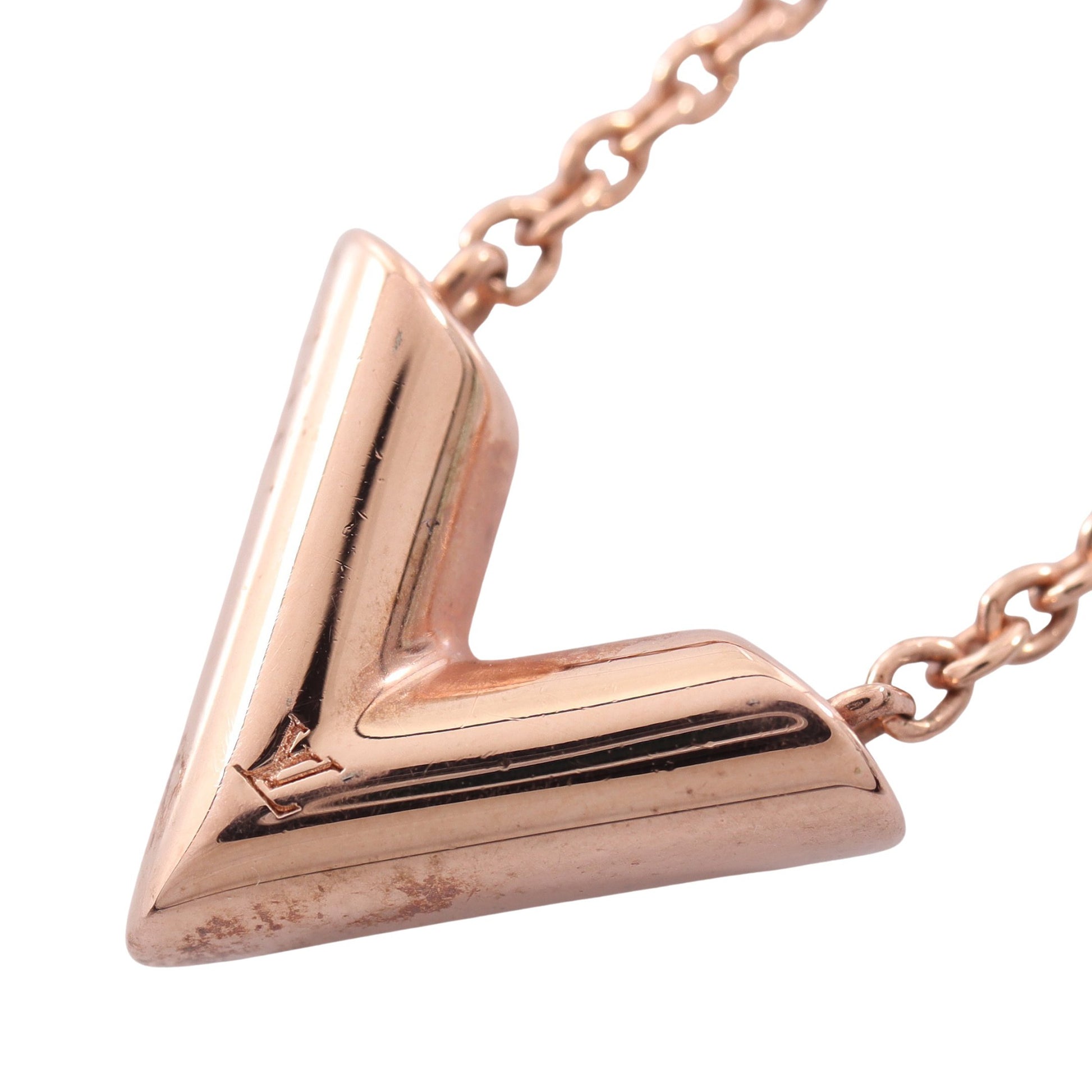 エセンシャル V ネックレス GP ピンクゴールド ルイヴィトン アクセサリー LOUIS VUITTON