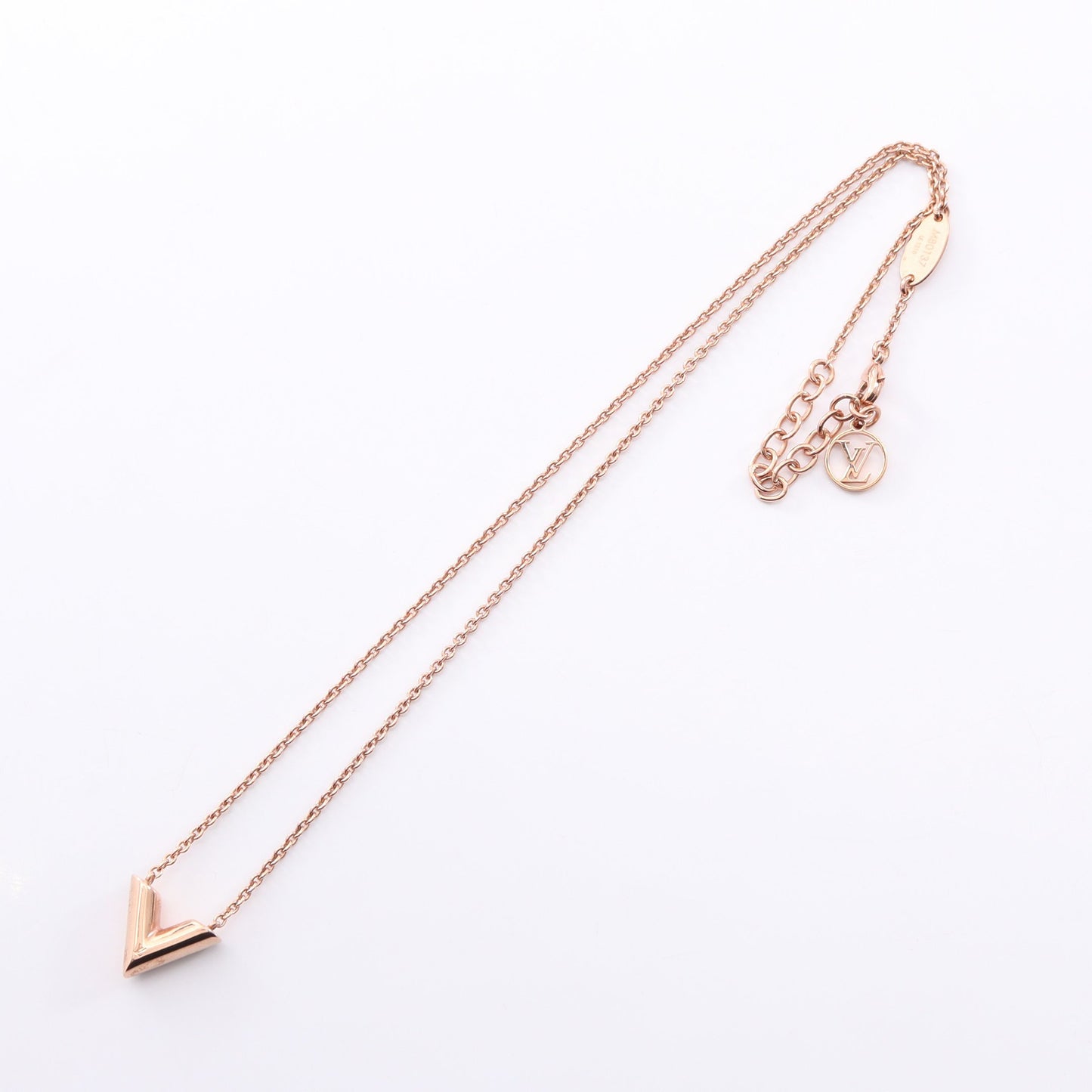 エセンシャル V ネックレス GP ピンクゴールド ルイヴィトン アクセサリー LOUIS VUITTON