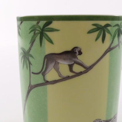 アフリカ マグカップ 食器 陶器 ライトグリーン イエロー エルメス 財布・小物 HERMES