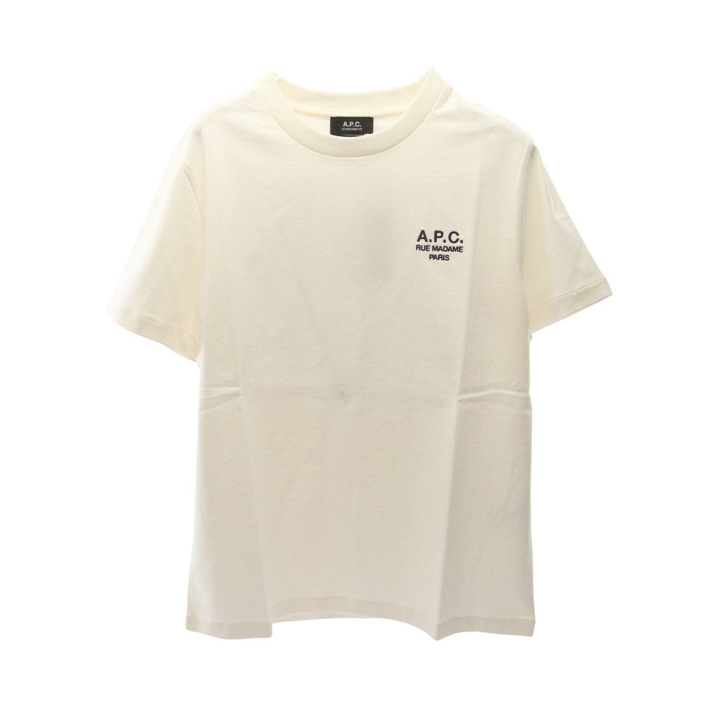 COHBU ロゴ刺繍 半袖Tシャツ コットン ホワイト アーペーセー