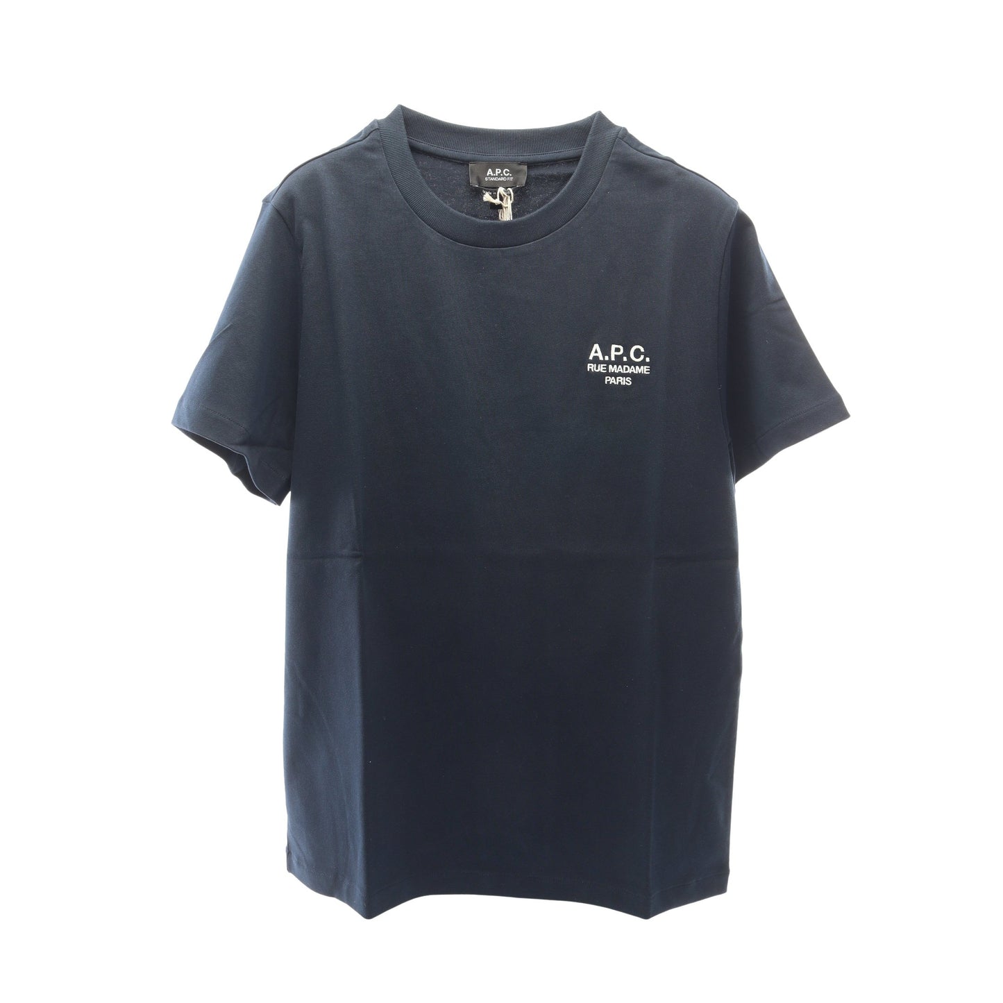 COHBU ロゴ刺繍 半袖Tシャツ コットン ネイビー アーペーセー