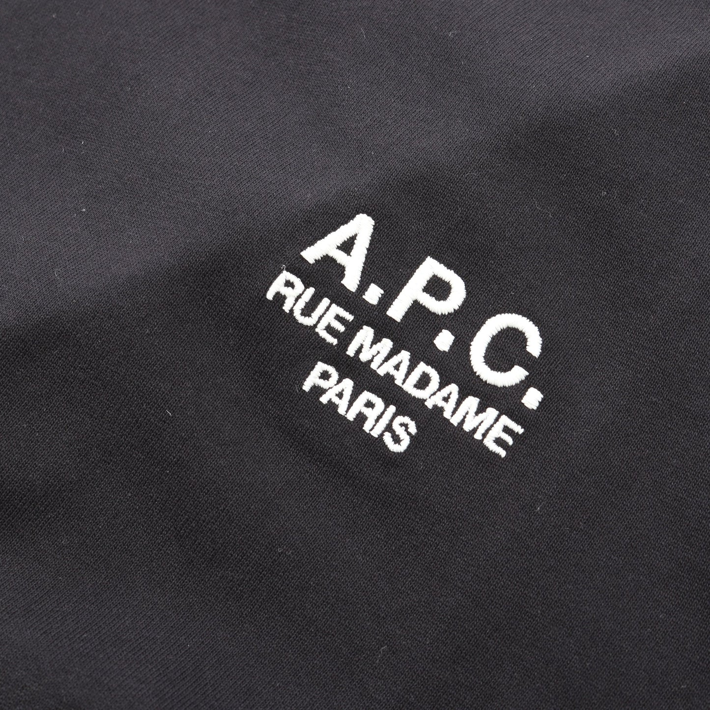 COHBU ロゴ刺繍 半袖Tシャツ コットン ブラック アーペーセー