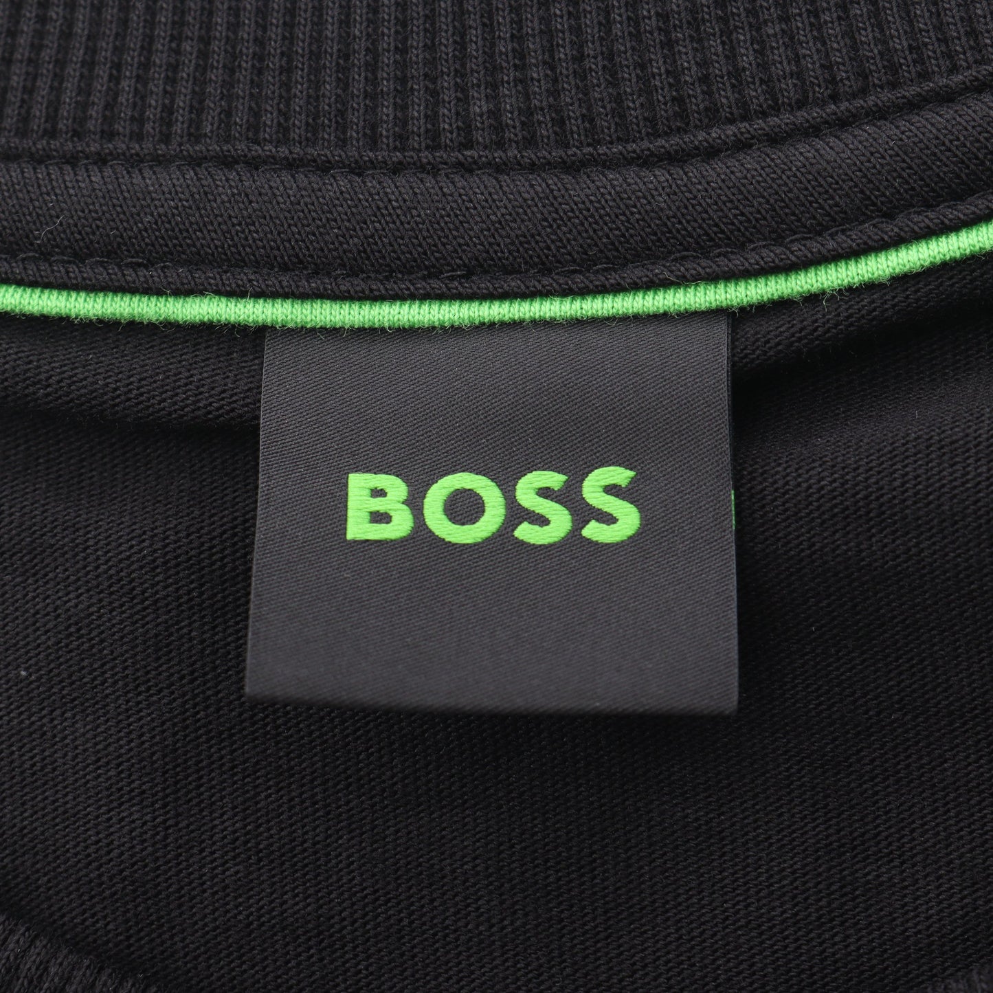 ロゴ 半袖Tシャツ コットン ブラック ヒューゴボス