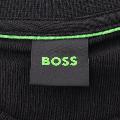 ロゴ 半袖Tシャツ コットン ブラック ヒューゴボス