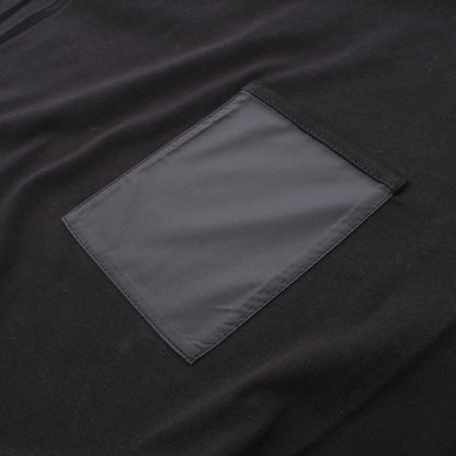 ポケット付き Tシャツ コットン ブラック モンクレール