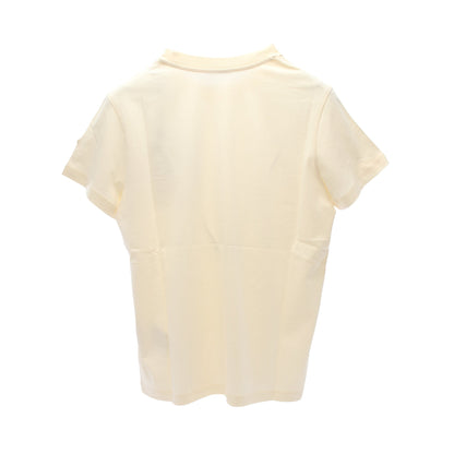 ロゴ刺繡 Tシャツ コットン アイボリー モンクレール