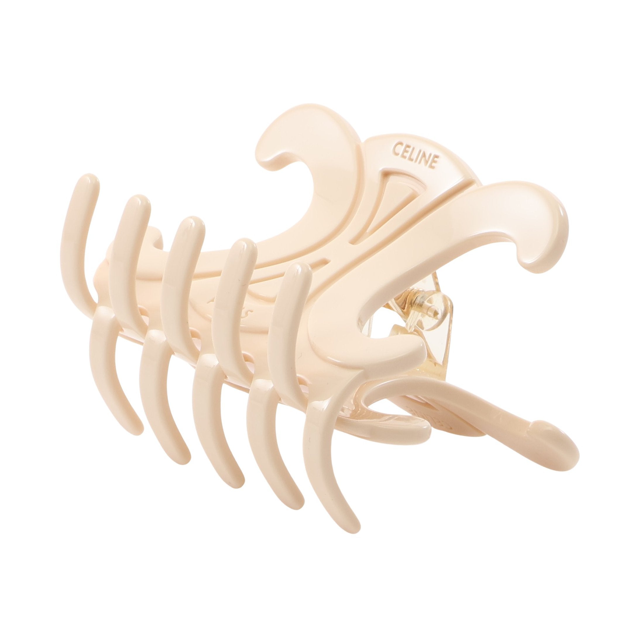 【値下げ】CELINE ラージ ヘアクロー アイボリー ラージ ヘアクロー ヘアクリップ アイボリー セリーヌ – RECLO