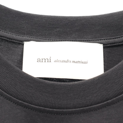 AMI DE COEUR 半袖Tシャツ コットン ブラック アミアレクサンドルマテュッシ