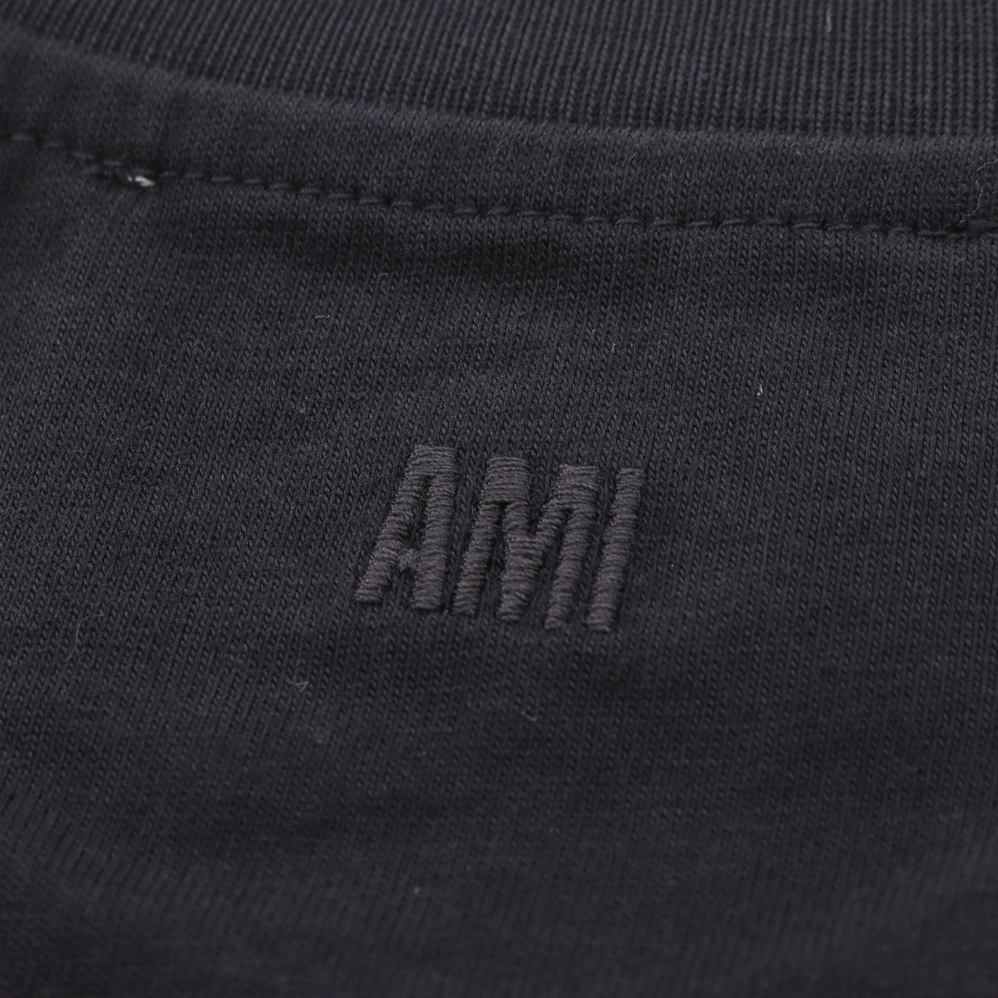 AMI DE COEUR 半袖Tシャツ コットン ブラック アミアレクサンドルマテュッシ