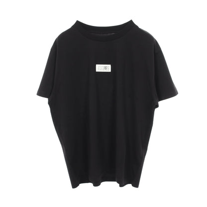 ニューメリック ナンバリングロゴ 半袖Tシャツ コットン ブラック エムエムシックスメゾンマルジェラ