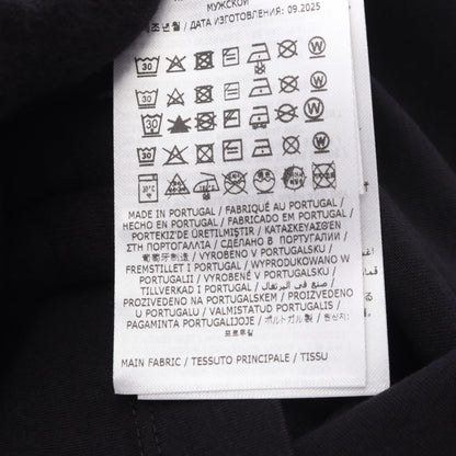 ニューメリック ナンバリングロゴ 半袖Tシャツ コットン ブラック エムエムシックスメゾンマルジェラ