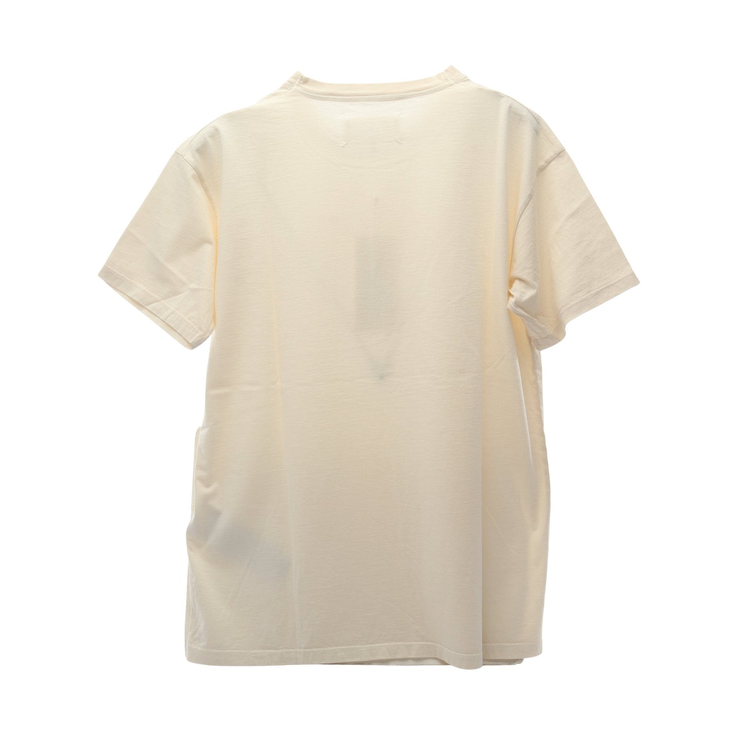 ロゴプリント 半袖Tシャツ コットン ライトベージュ メゾンマルジェラ