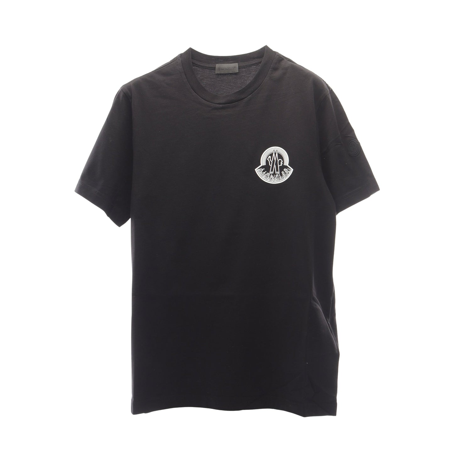 ロゴプリント 半袖Tシャツ コットン ブラック モンクレール