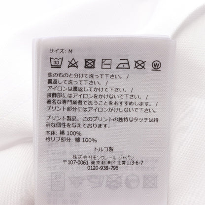 グラフィックモチーフ 半袖Tシャツ コットン ホワイト モンクレール