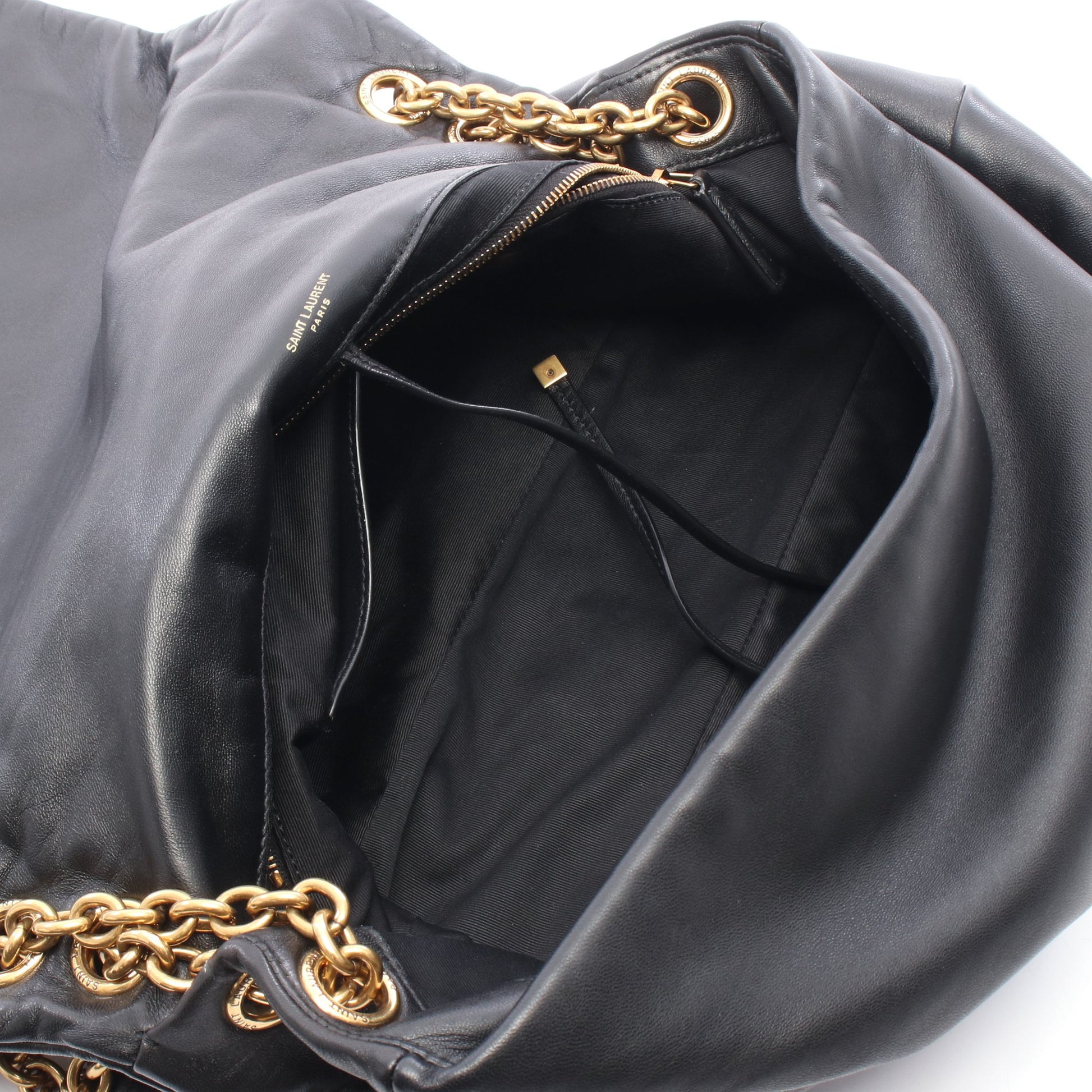ジェイミー 4.3 チェーンショルダーバッグ レザー ブラック サンローランパリ バッグ SAINT LAURENT PARIS