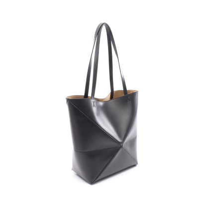 PUZZLE TOTE MEDIUM ショルダーバッグ トートバッグ レザー ブラック ロエベ