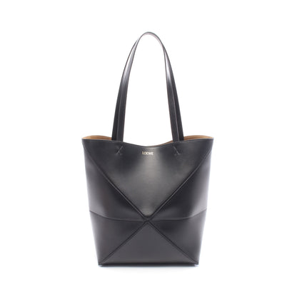 PUZZLE TOTE MEDIUM ショルダーバッグ トートバッグ レザー ブラック ロエベ