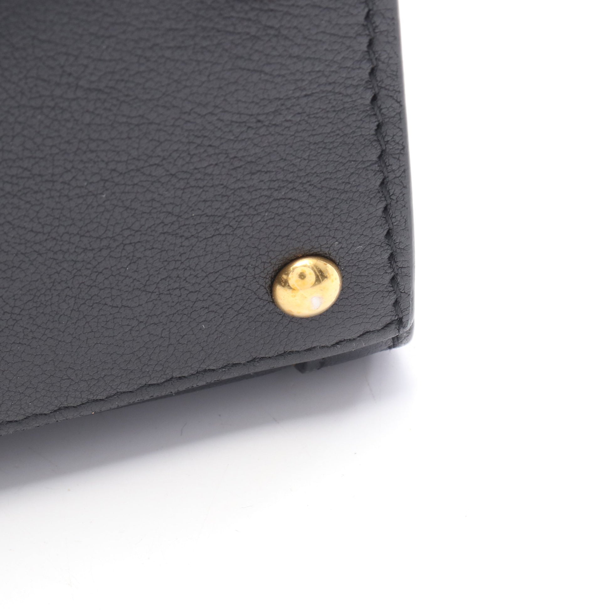 ダイアナ ミニ GGマーモント 2WAY ハンドバッグ レザー ブラック グッチ バッグ GUCCI