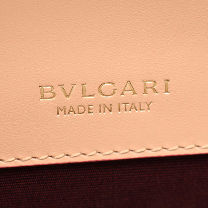 セルペンティ フォーエバー クロスボディ チェーンショルダーバッグ レザー ピンクベージュ ブルガリ バッグ BVLGARI