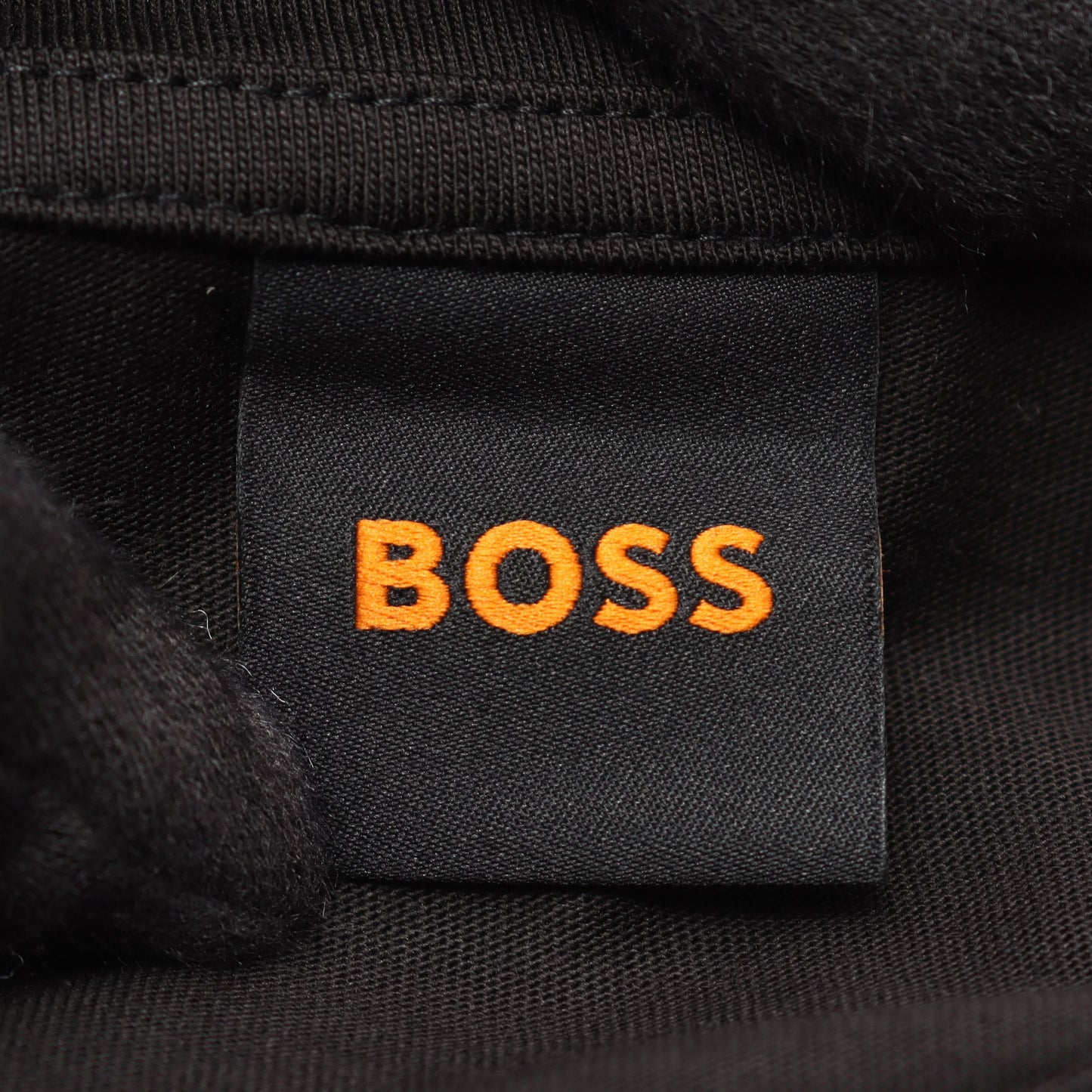 ロゴ 半袖Tシャツ コットン ブラック ヒューゴボス