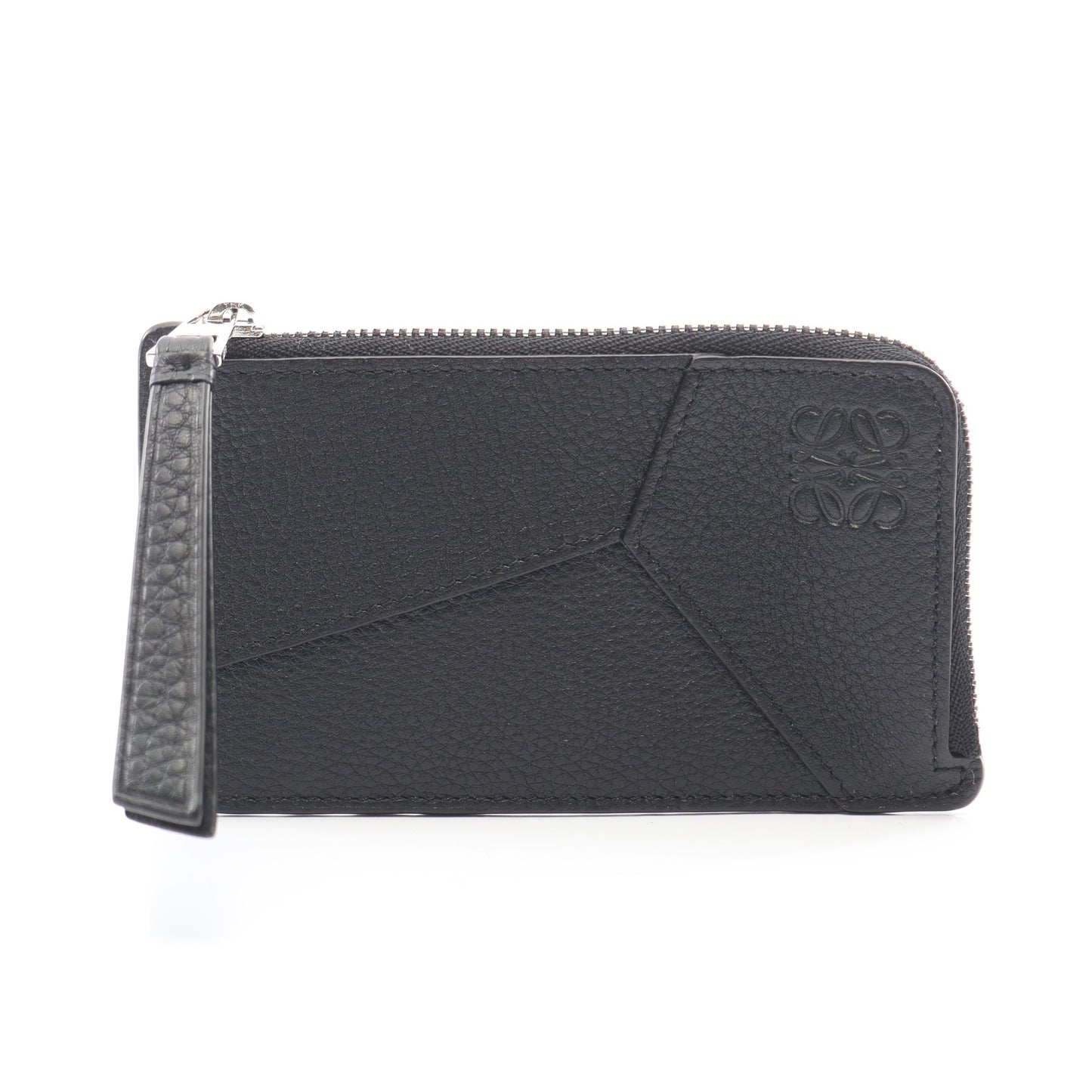 PUZZLE EDGE COIN CARDHOLDER カードケース コインケース レザー ブラック ロエベ