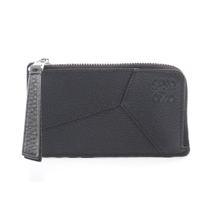 PUZZLE EDGE COIN CARDHOLDER カードケース コインケース レザー ブラック ロエベ