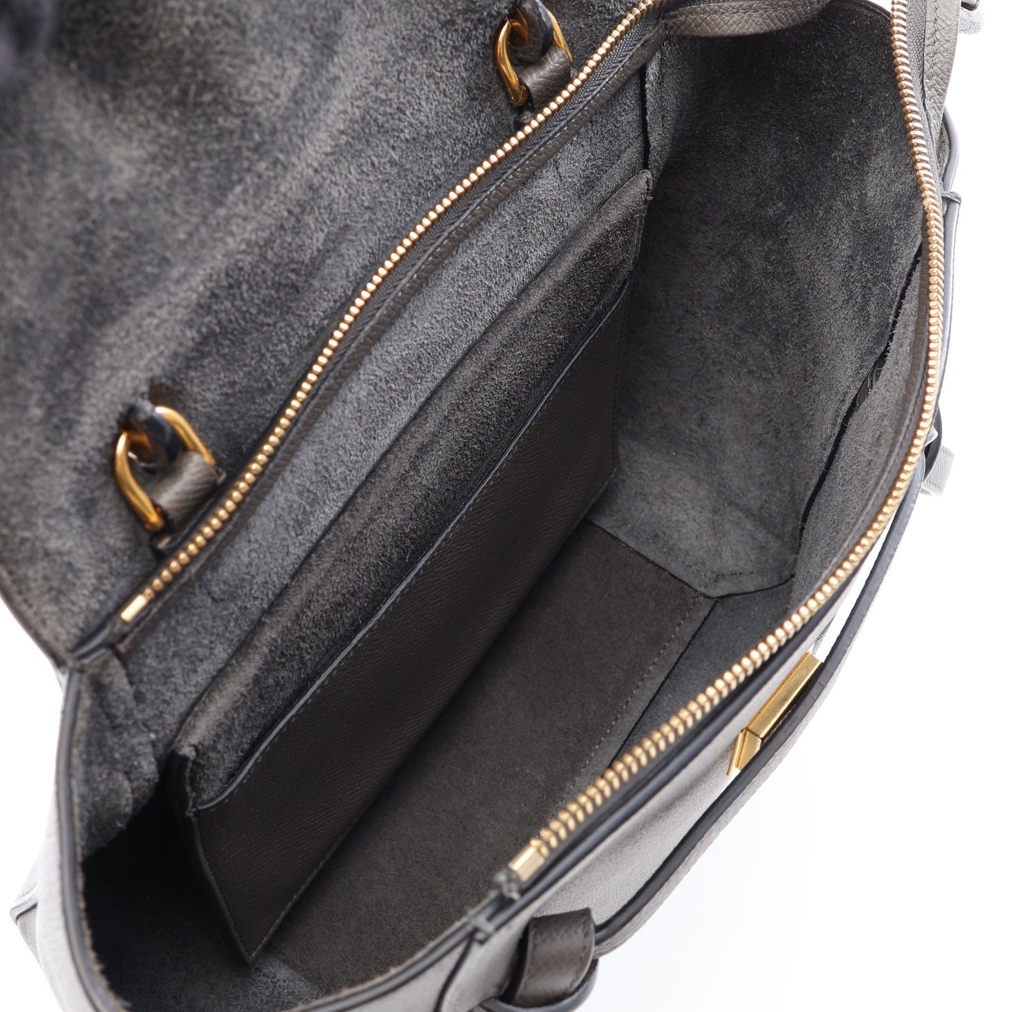 BELT BAG MICRO ベルトバッグ マイクロ 2WAY ハンドバッグ レザー グレー セリーヌ
