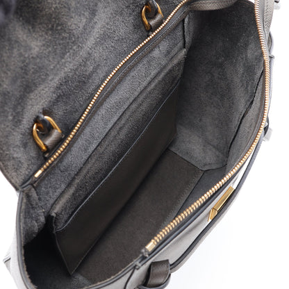 BELT BAG MICRO ベルトバッグ マイクロ 2WAY ハンドバッグ レザー グレー セリーヌ