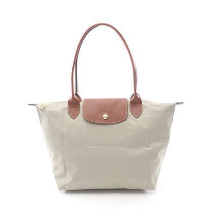 LE PLIAGE ORIGINAL M ル プリアージュ オリジナル M ショルダーバッグ トートバッグ キャンバス レザー グレーグリーン ブラウン ロンシャン