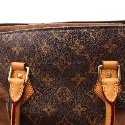 LOUIS VUITTON × 川久保玲 ウィズ ホールズ モノグラム ハンドバッグ トートバッグ PVC レザー ブラウン ルイヴィトン